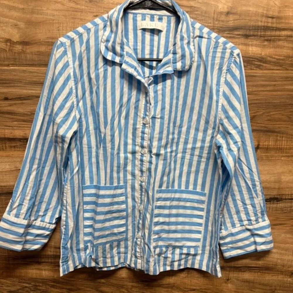 Lake small‎ striped blouse